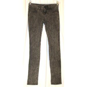 GUESS Women's Power Skinny Low Rise Stretch Jeans Gray Size 26 x 34" Inseam